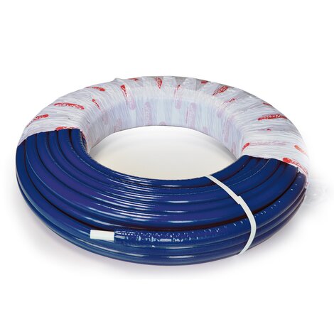 Pipe System Blue in coils, toroidal packaging