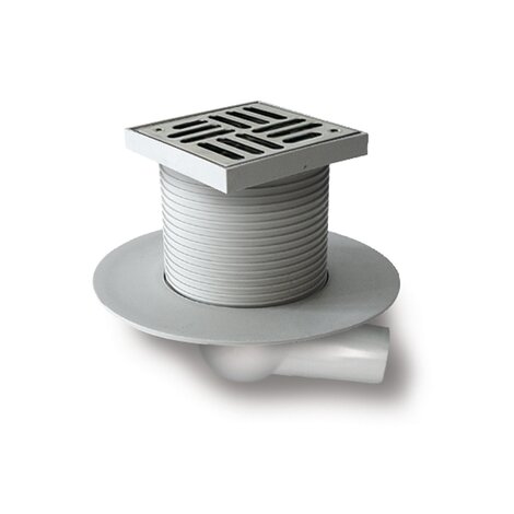 PP Horizontal outlet floor drain without trap