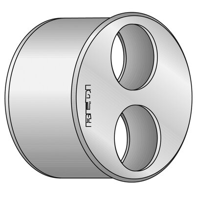 Reducing plug M/F  2 inlets