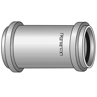 Slip coupler with 2 gaskets F