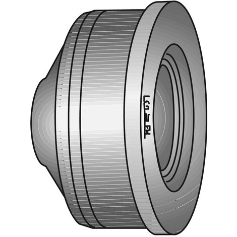 Technical gasket with nut (for bends and couplers)