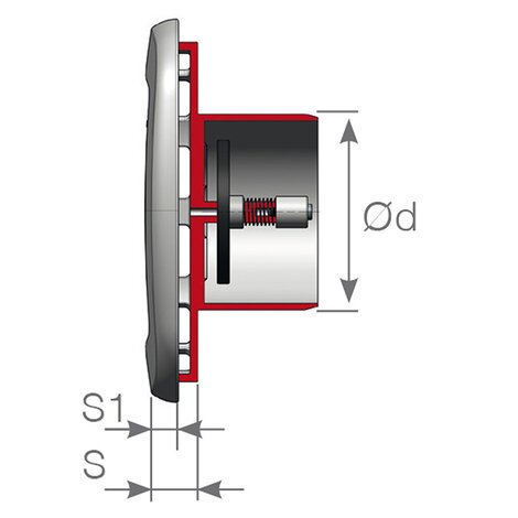 AAV - primary ventilation (universal, diameter range: Ø75 ÷ Ø114)