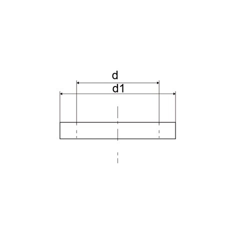 WC gasket with fixing ring