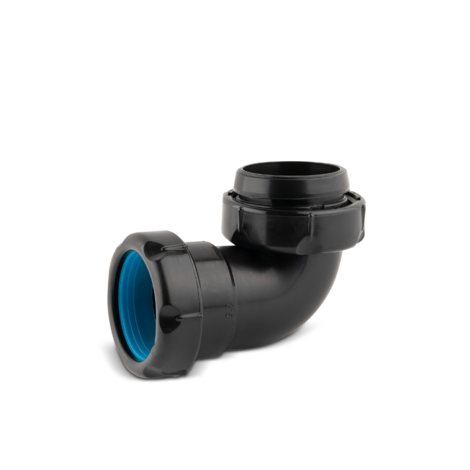 Threaded elbow one feed
